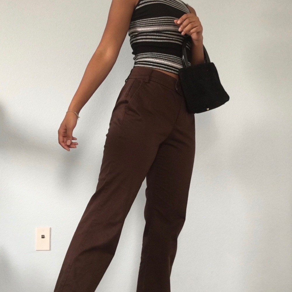 Gloria Vanderbilt brown jeans